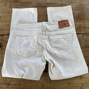 True Religion Women's White Skinny Jeans